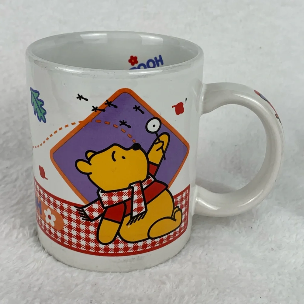 Vintage Disney Winnie The Pooh Mug Cup Ceramic “Just Pooh” Coffee‎ Tea Cup